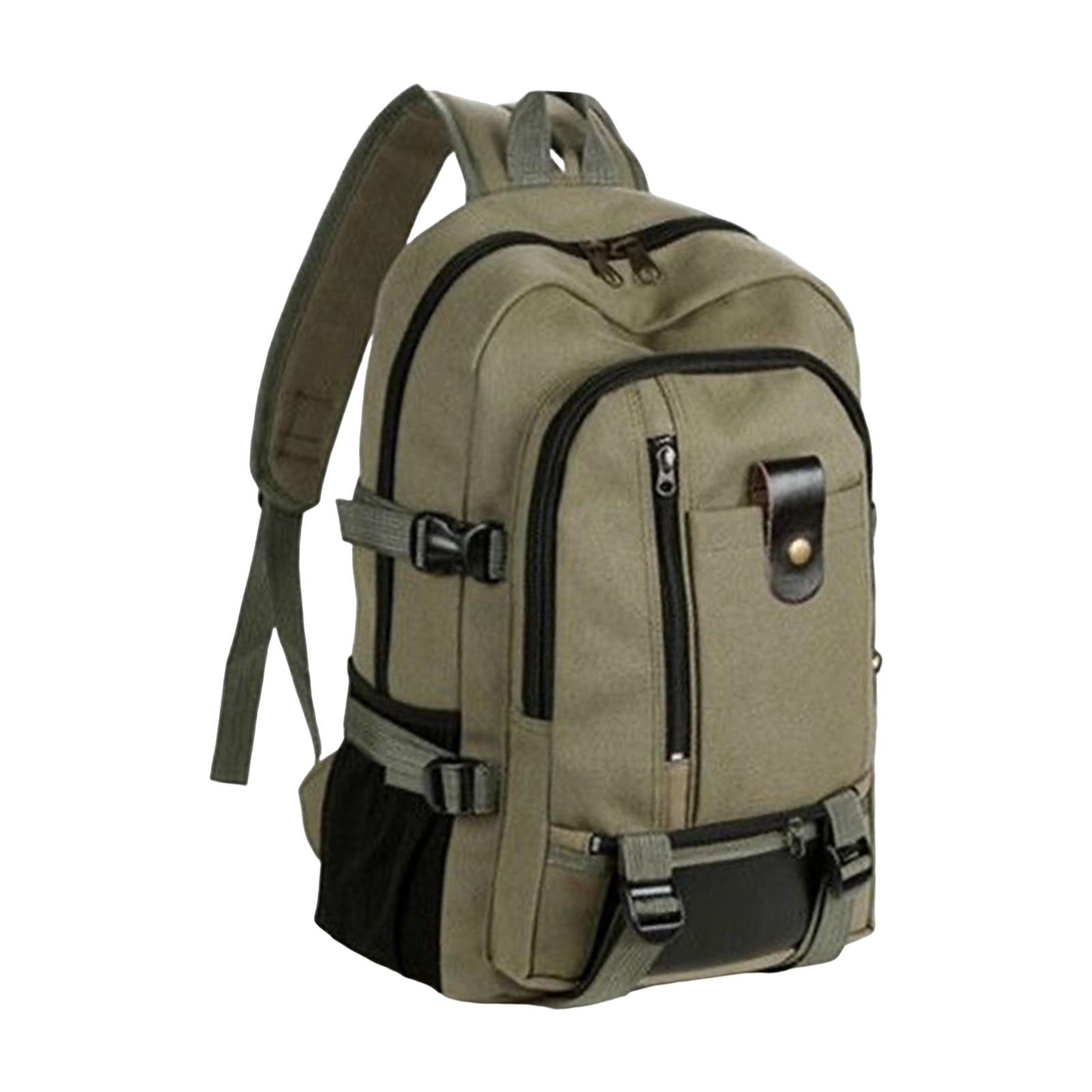 Large Canvas Travel Backpack L - Canvas Backpack Casual ulasan dan harga