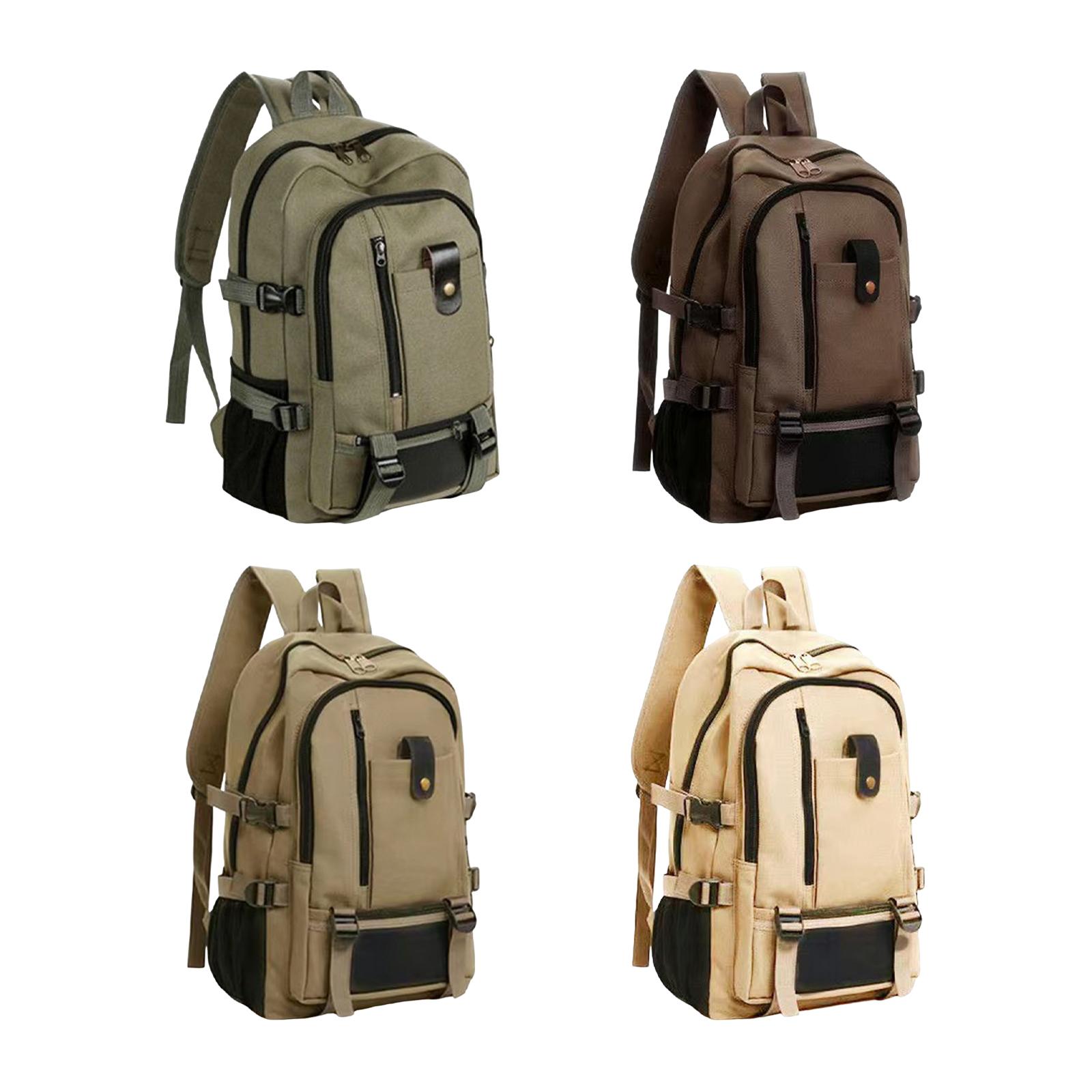 Large Canvas Travel Backpack L - Canvas Backpack Casual ulasan dan harga