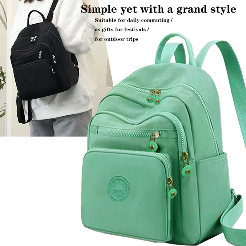 Elegant Stylish Multi-Color Ba - Canvas Backpack Casual ulasan dan harga