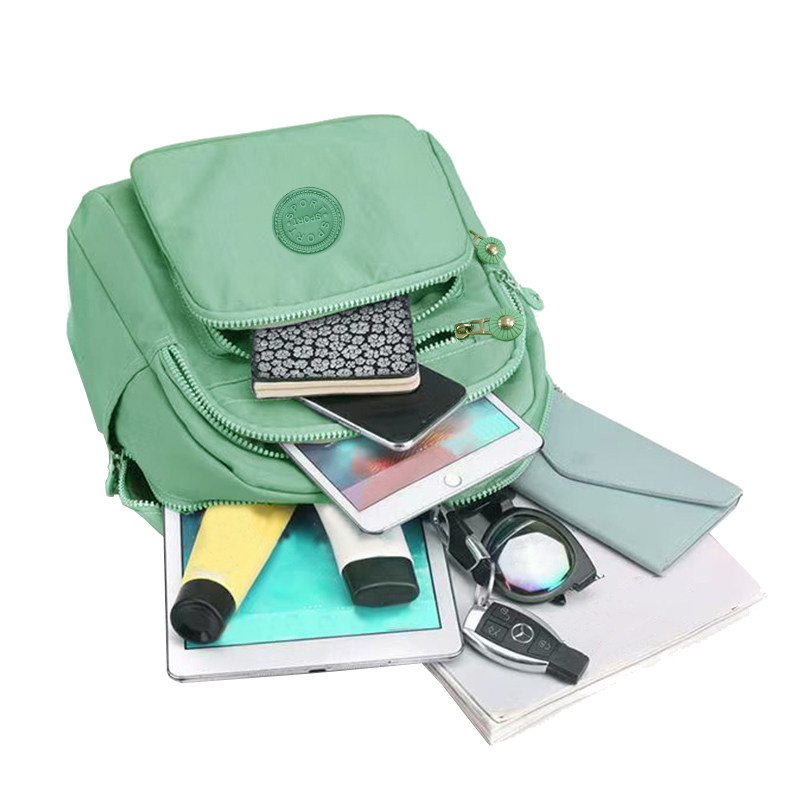 Elegant Stylish Multi-Color Ba - Canvas Backpack Casual ulasan dan harga